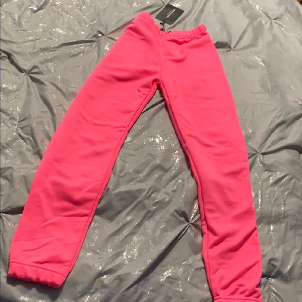 Pretty Little Thing pink sweats